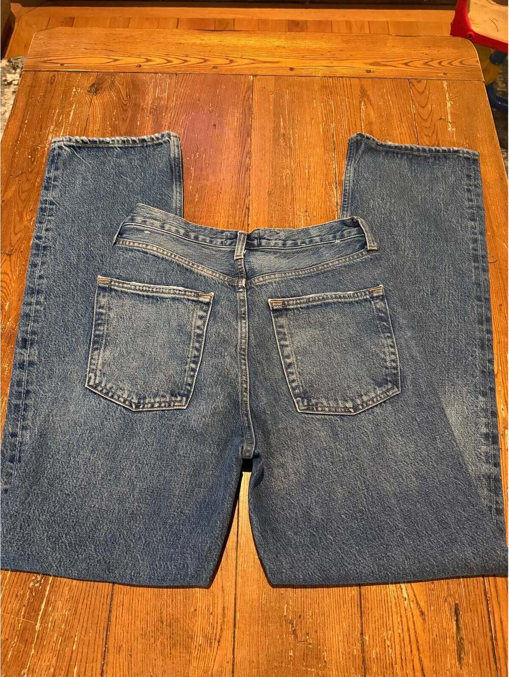 AGOLDE Size 26 V waist Wide Leg Jeans – Medium Vintage Wash - Picture 5 of 11